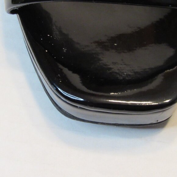 Worthington Laurel Black Block Heeled Open Toe Slip On Slide Sandals Size 7.5M - Picture 13 of 13